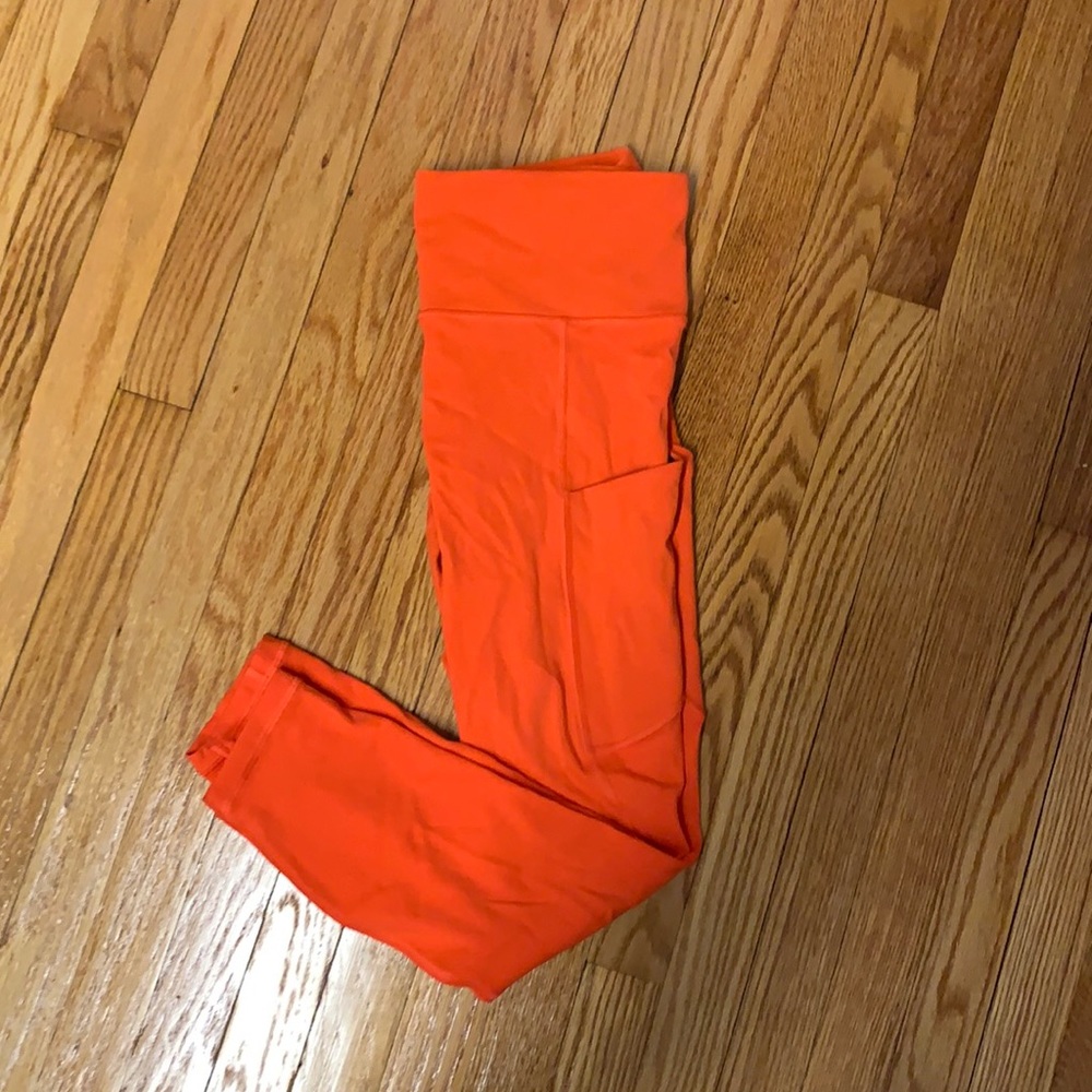 Orange Athleta leggings